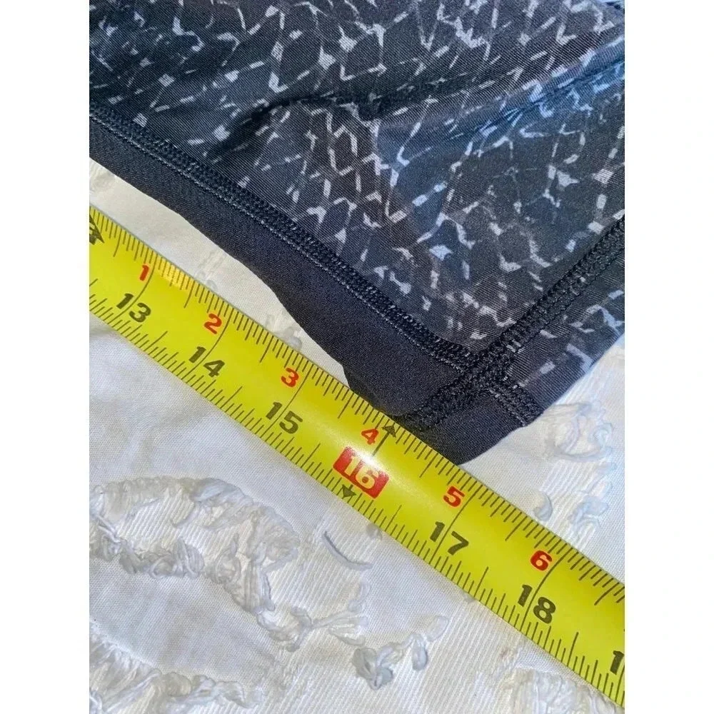 Lululemon Leggings Women’s 10 Black Mesh Crop